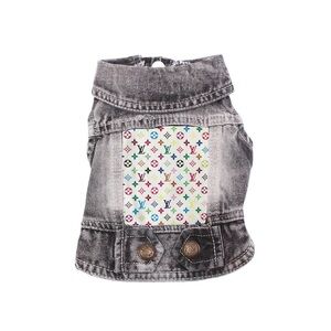 Denim Dog Jacket Black